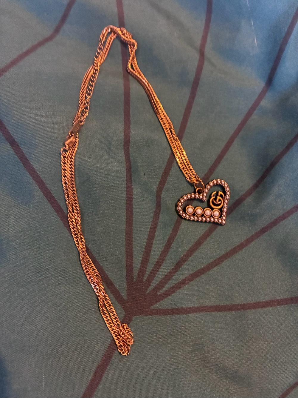 GUCCI Zipper Pull Necklace